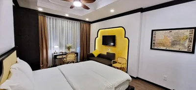 Chambre double avec terrasse — Maison Song Anh